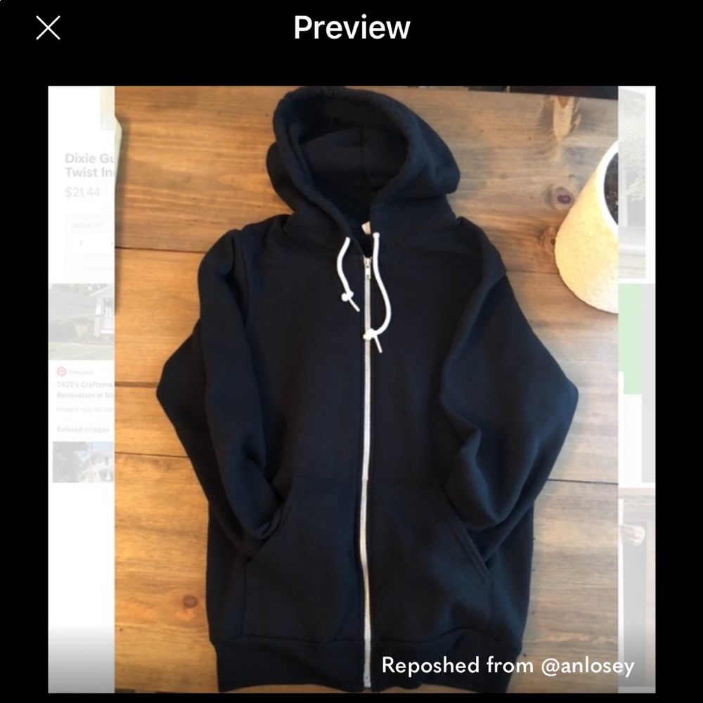 American apparel sweatshirt
